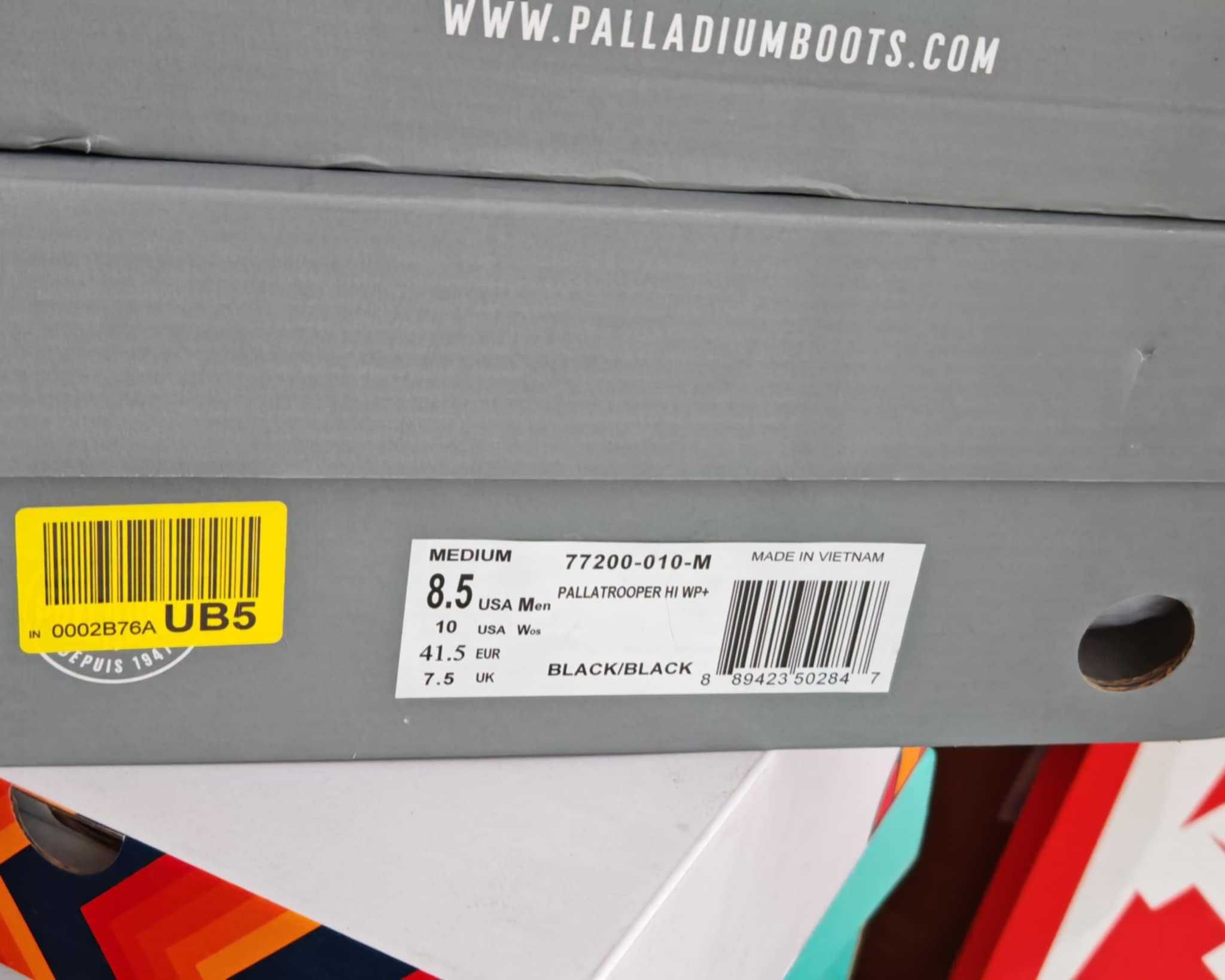 Palladium Pallatrooper Hi WP+ Black