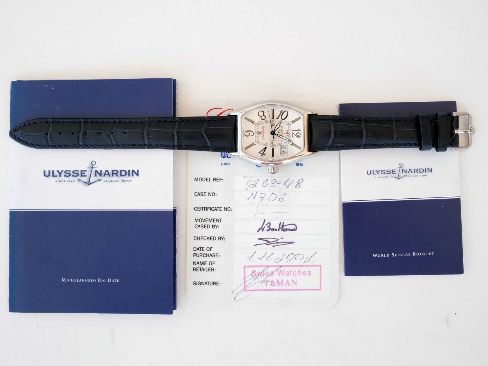 Ulysse Nardin Michelangelo Big Date