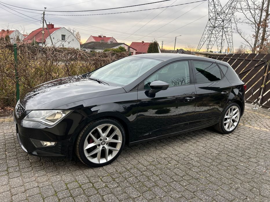 Seat Leon FR 1.4B 140KM Bezwypadkowy z Niemiec, skóry,Navi opłacony