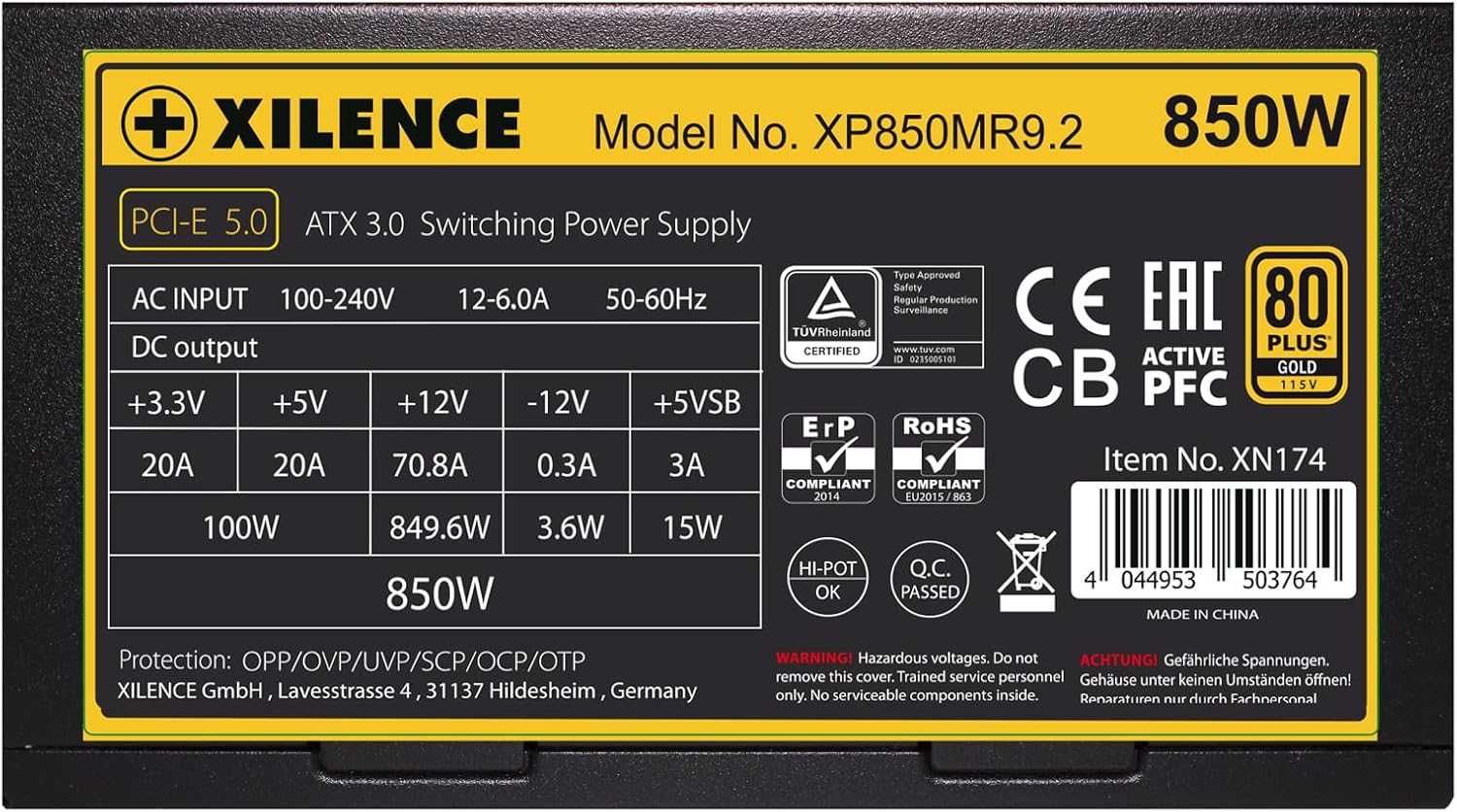 Блок живлення Xilence Performance X+ Semi-Modular 850W