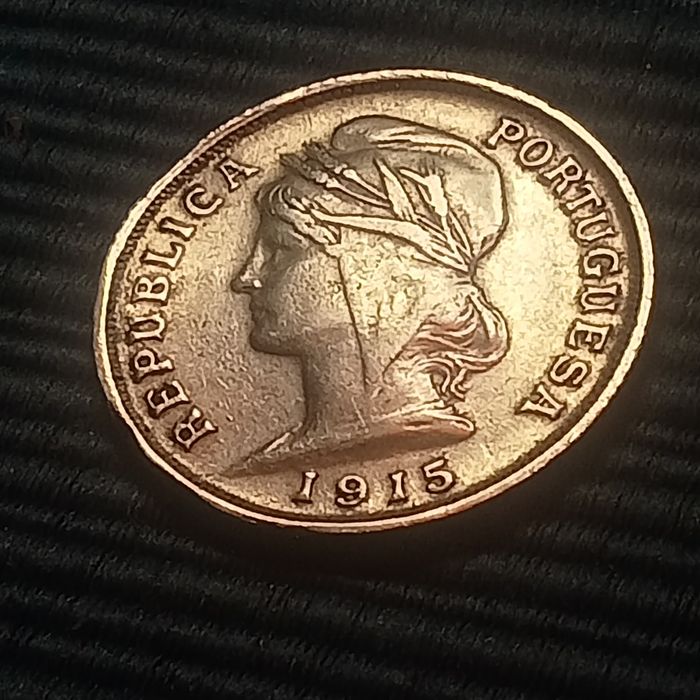 moeda 10 centavos prata 1915