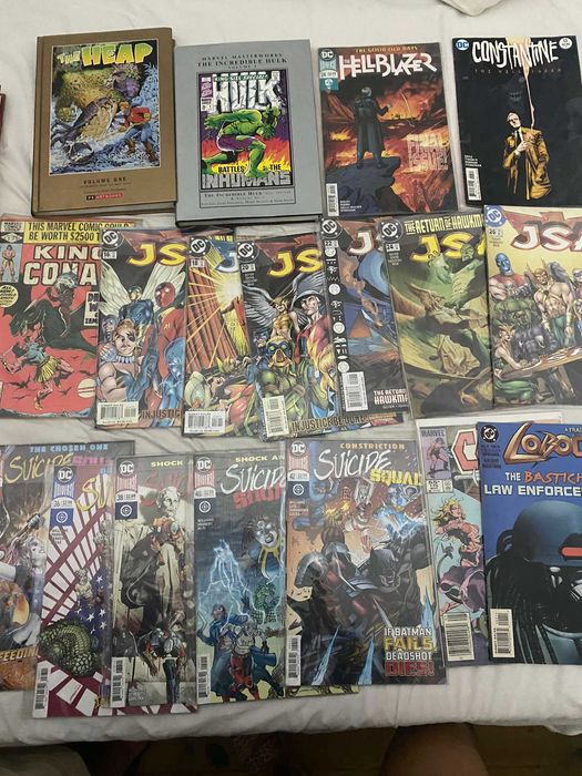 albuns e revistas de BD americana