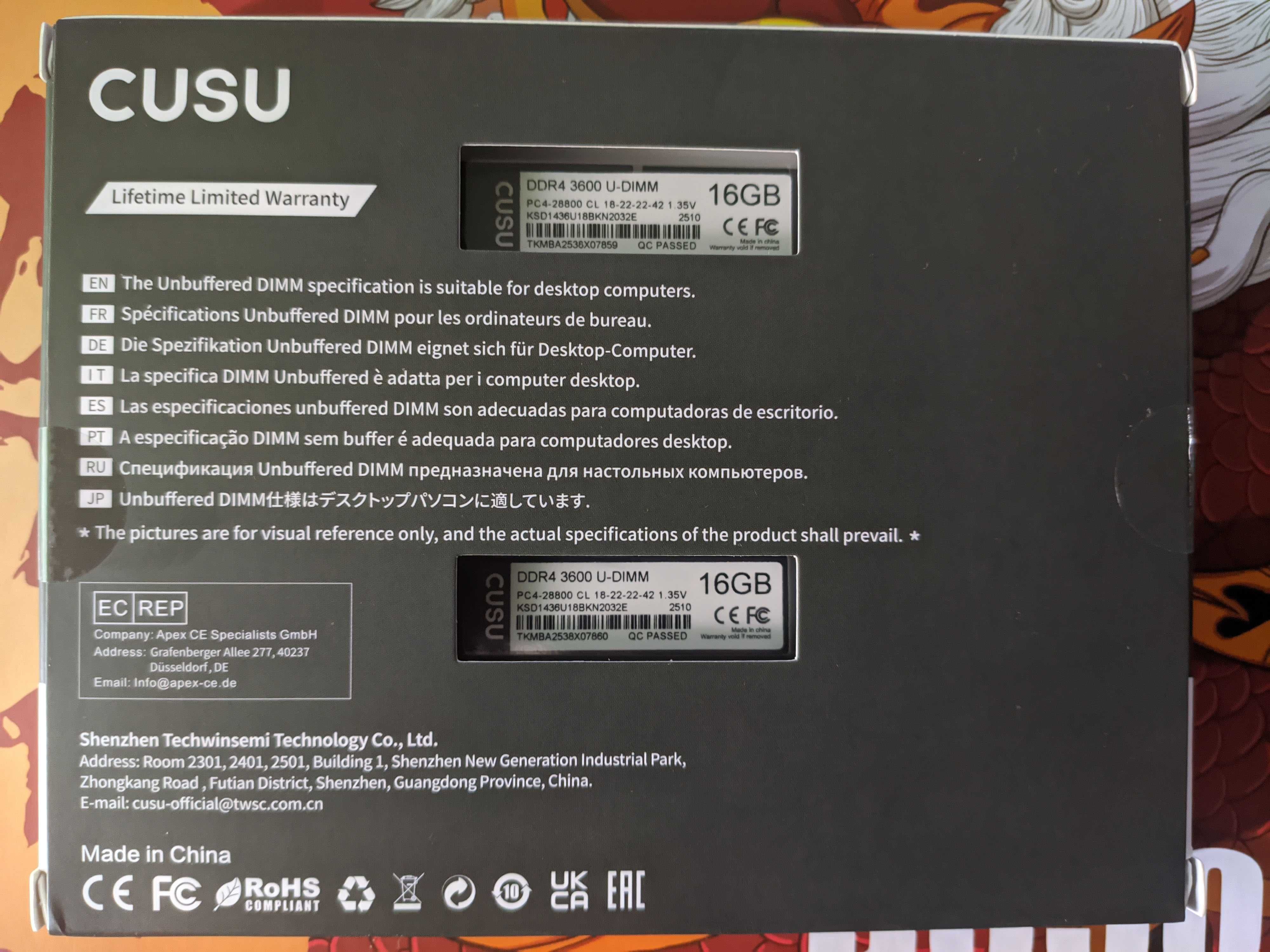 Комплект AM4 | SOYO B550M + Ryzen 5700X + 32Гб 3600МГц