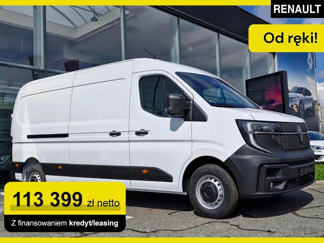 Renault Master L3H2 Extra 2.0 150KM  Kamera Cofania !! Czujniki Przód Tył Bok !! Radio 10" + Navi !!