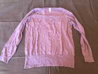 camisola hm tamanho m lilas