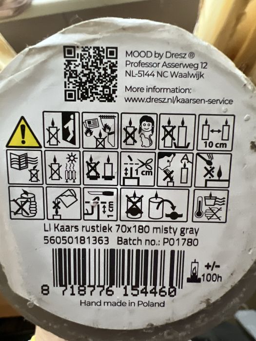 Свічки 100% Paraffin