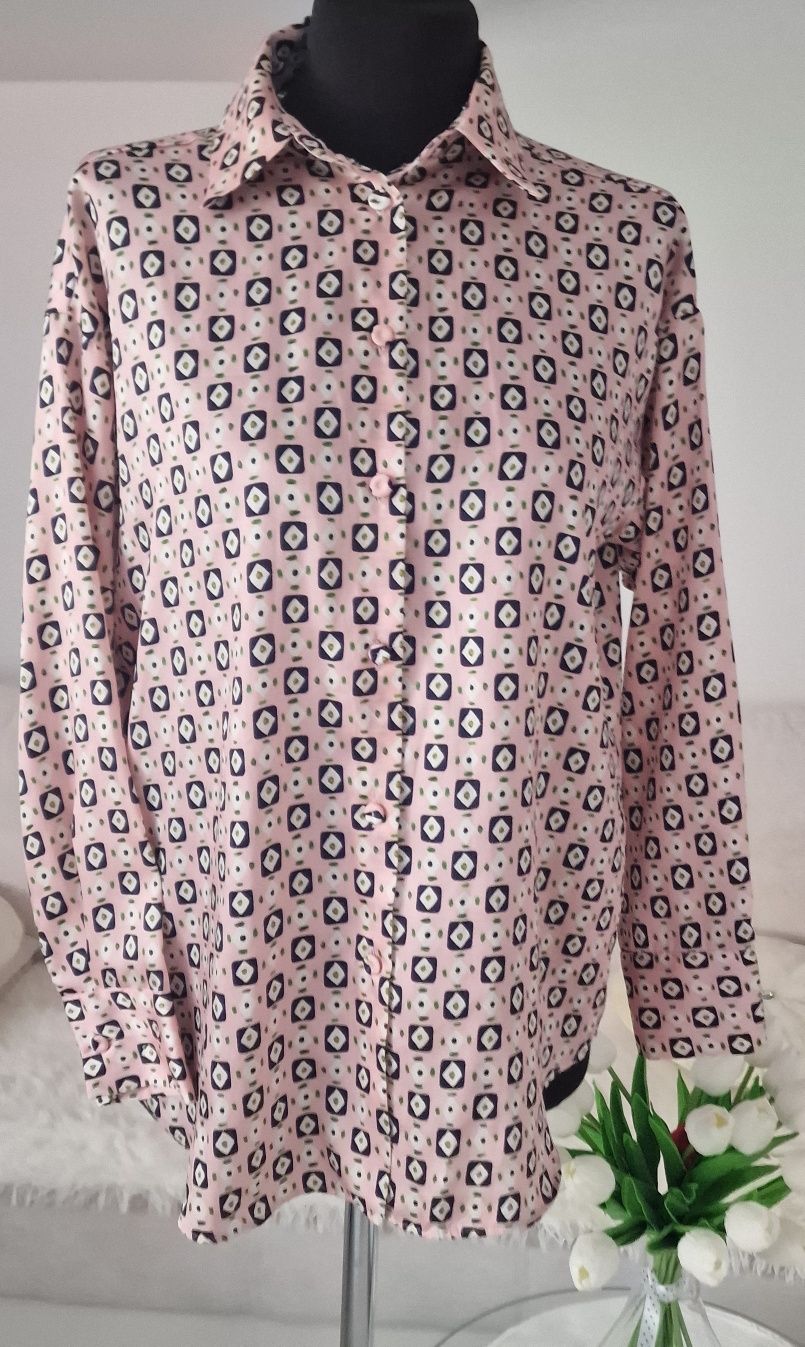 Bluzka satynowa,wzór " Zara".