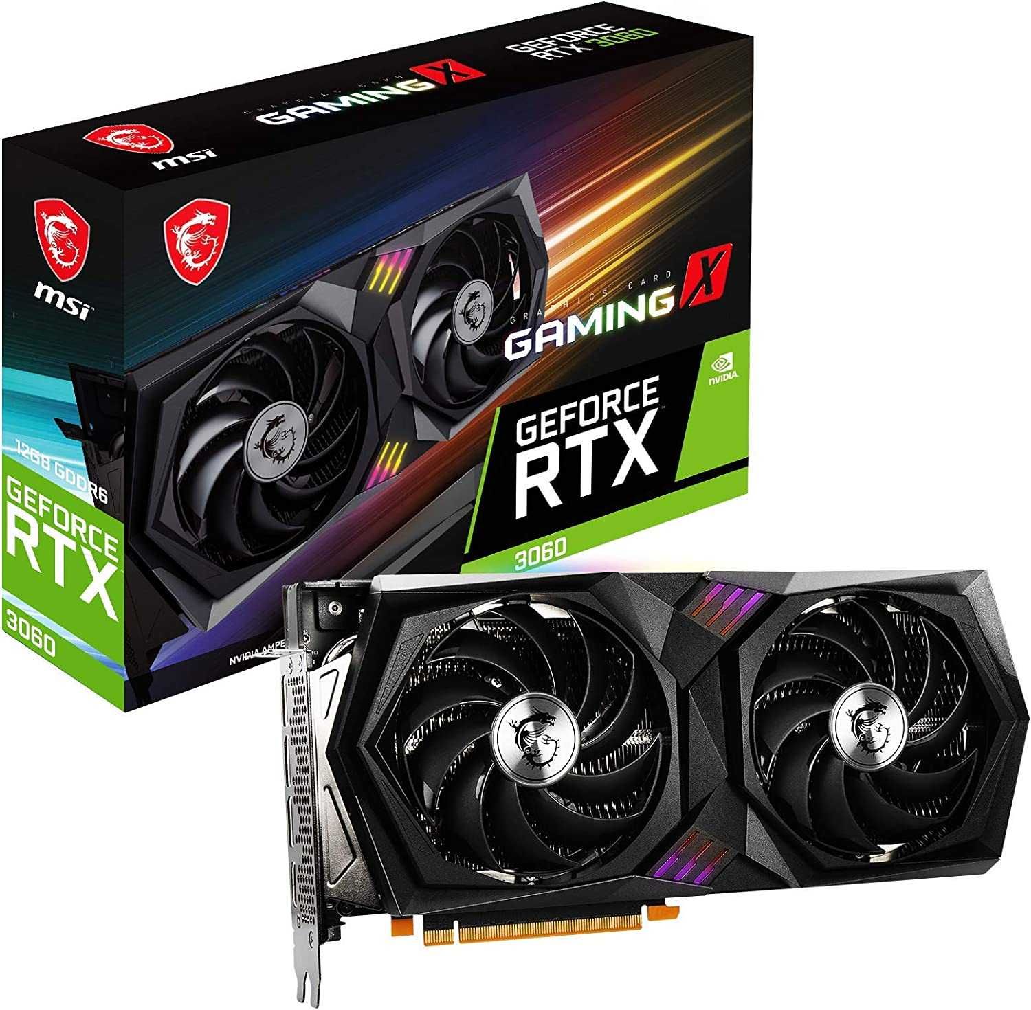 Karta graficzna MSI GeForce RTX 3060 GAMING X 12GB GDDR6 RGB GW12M