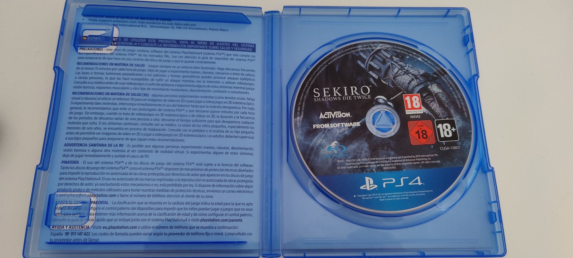 Jogo PS4 Sekiro - Shadows Die Twice