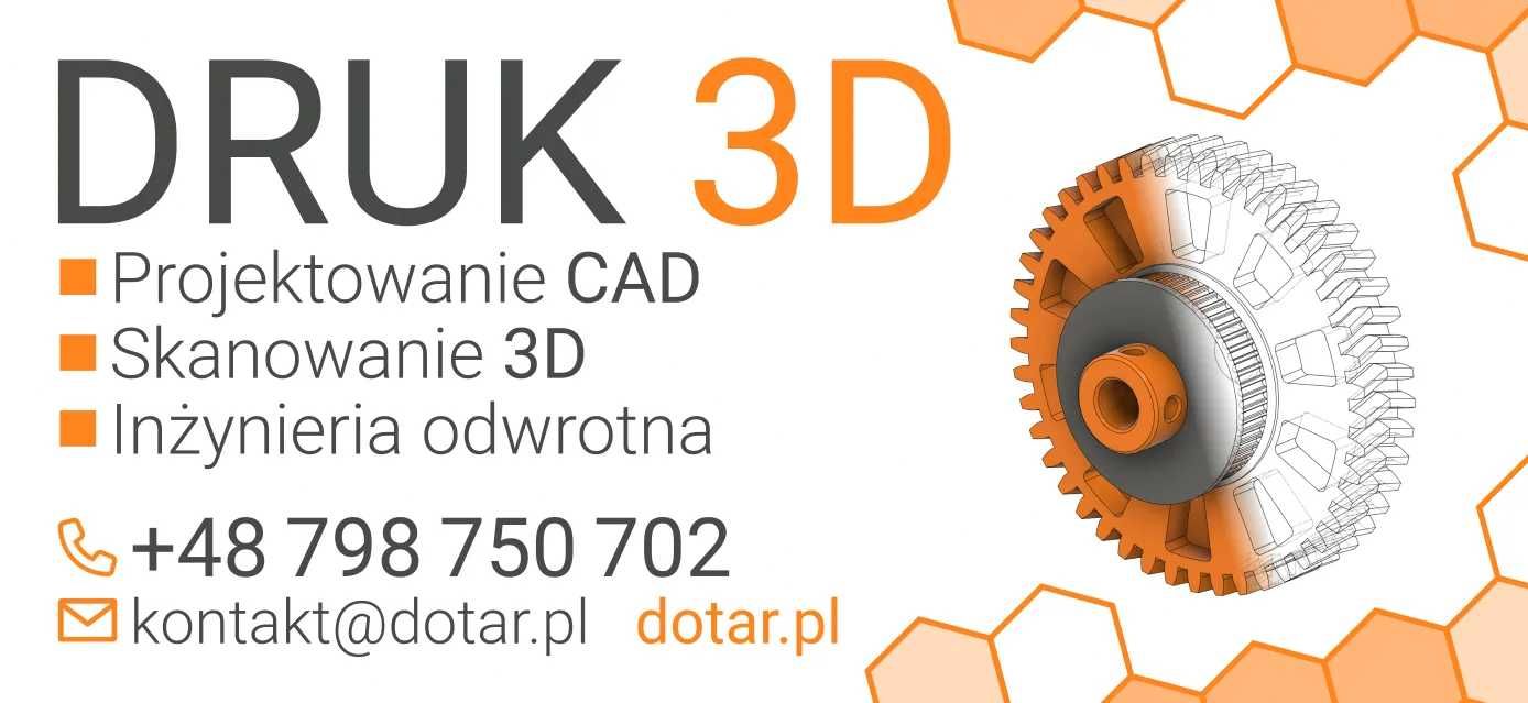 Skanowanie 3D | Projektowanie CAD | Inżynieria odwrotna już od 99 zł