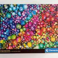 Clementoni puzzle Color Boom Marbles 1000 KOMPLETNE