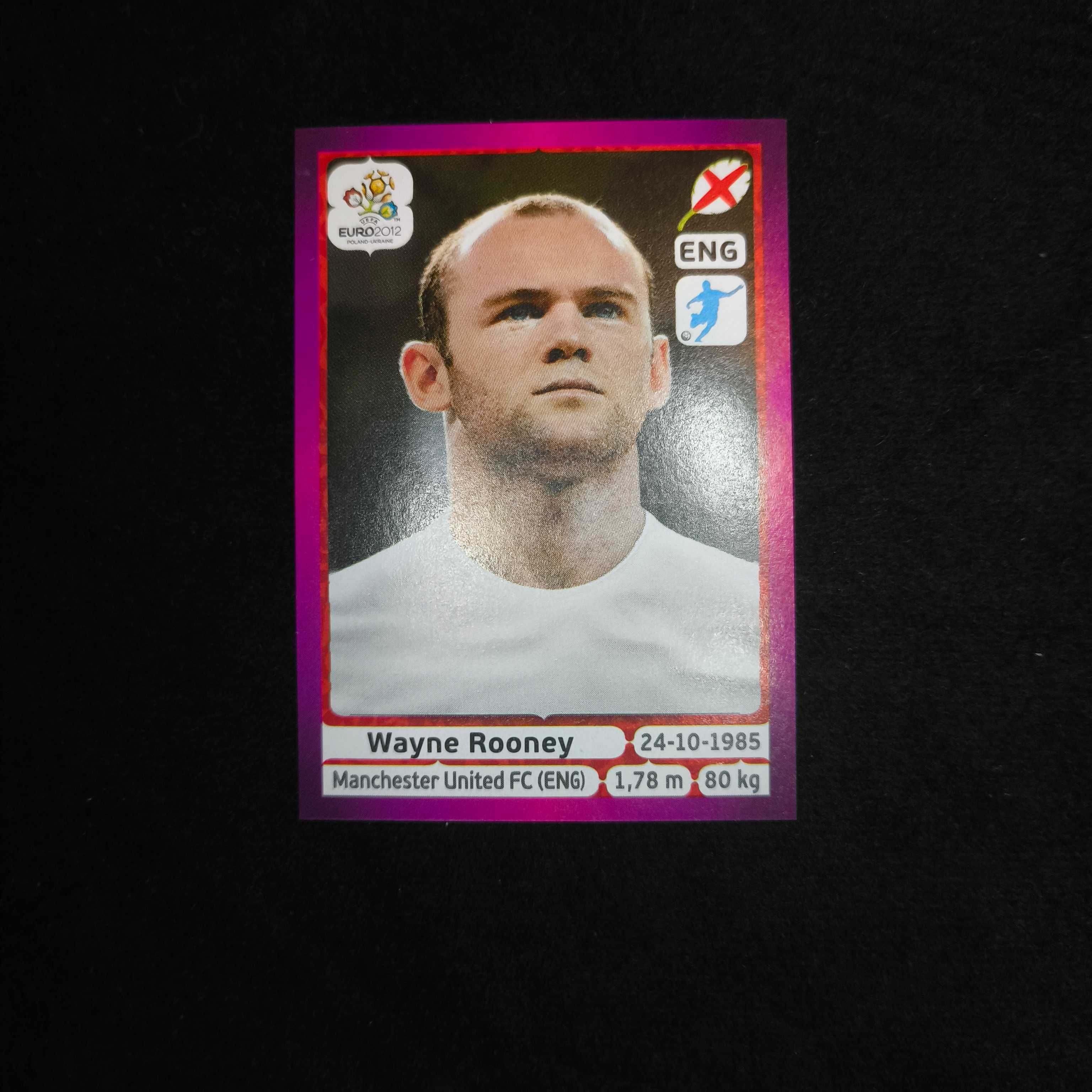 Cromo Wayne Rooney Euro 2012 Panini
