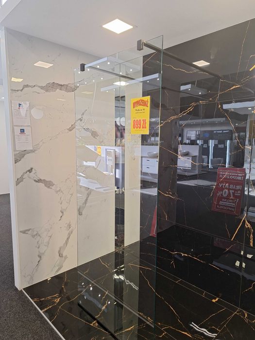 Kabina SanSwiss Easy Walk-In ścianka prysznicowa 90 cm