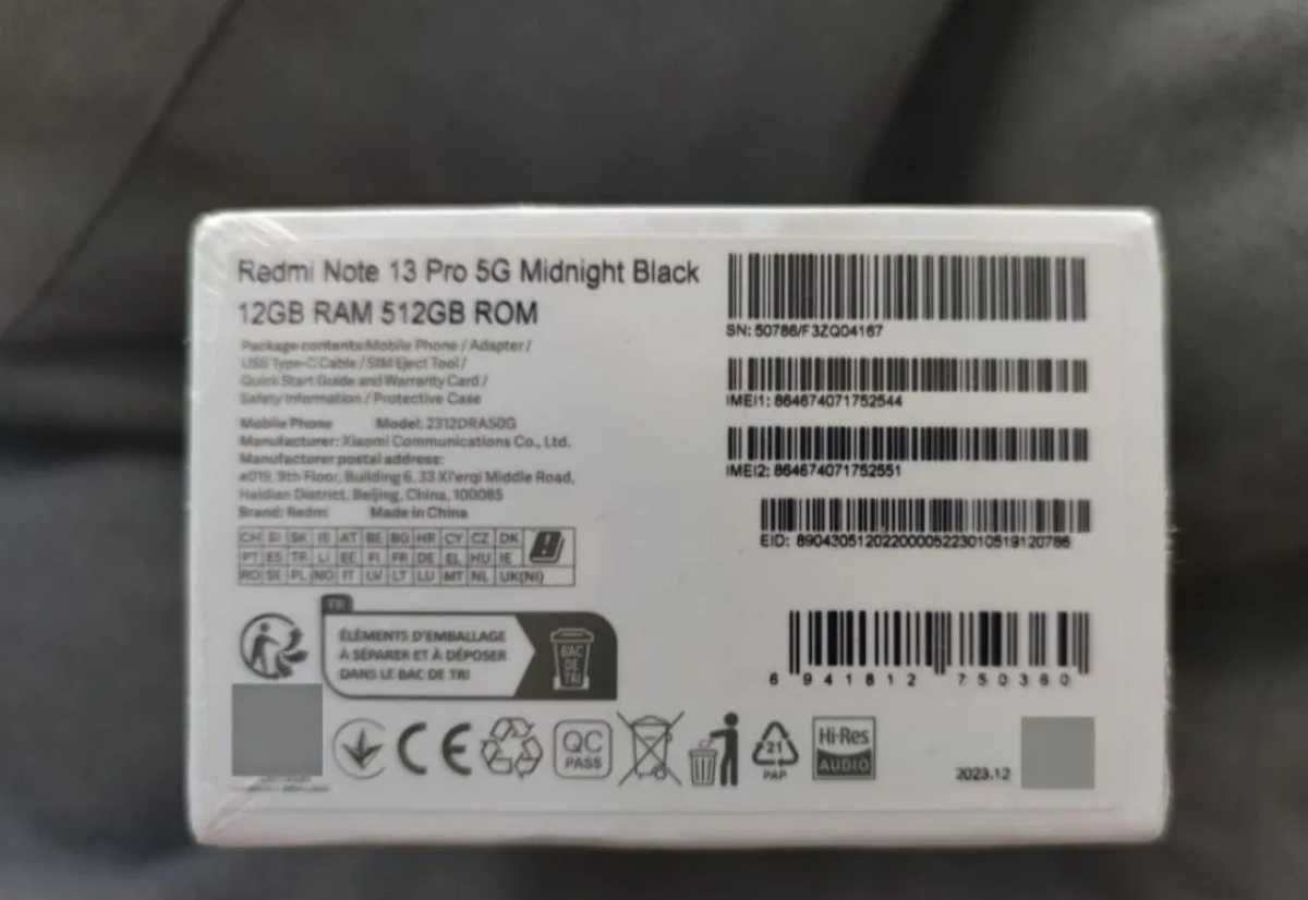 Телефон Xiaomi redmi note 13 pro Смартфон Сяоми 512 памяти