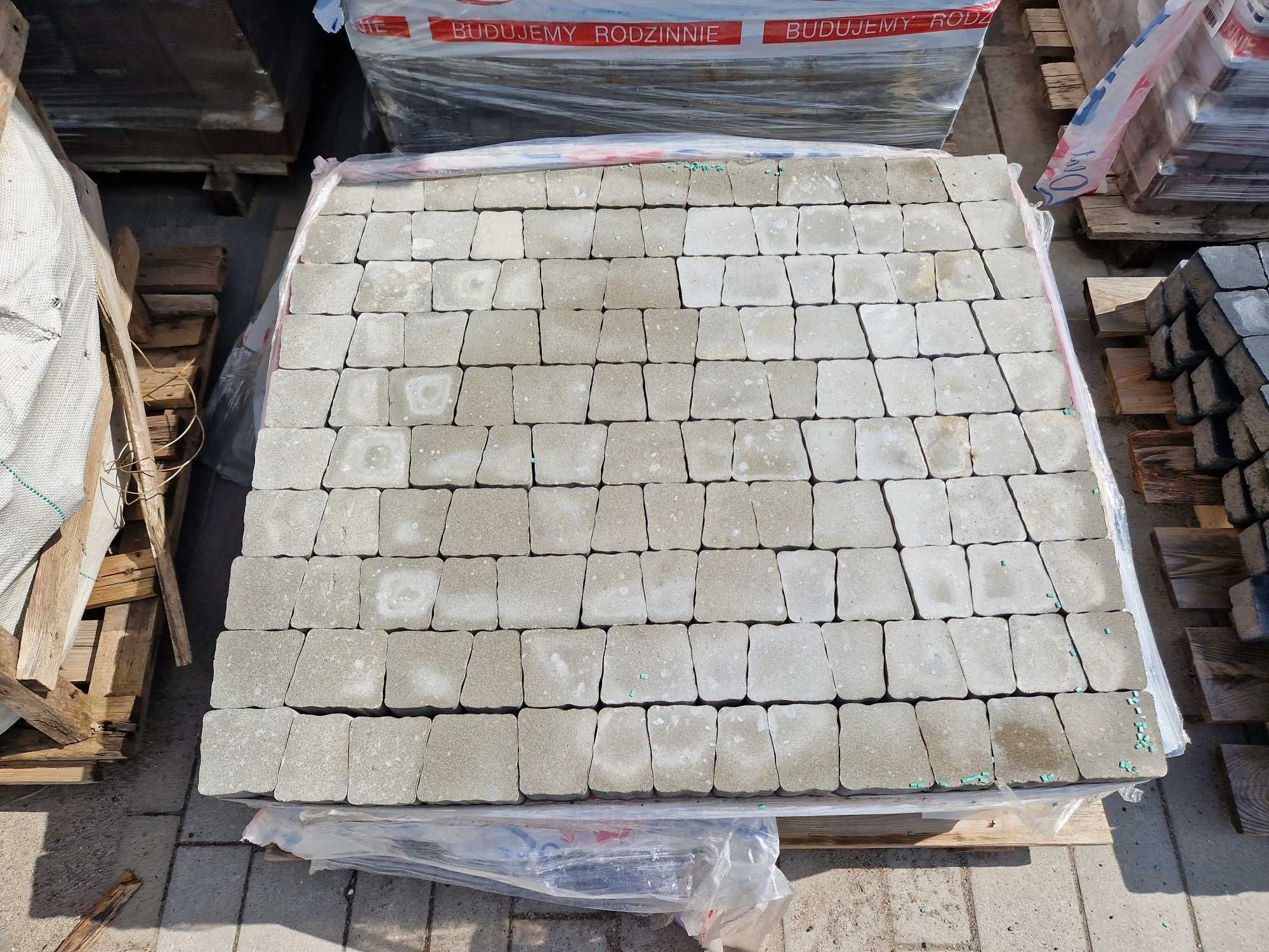 Kostka Brukowa Savona Klasyczna Szara 6 cm Trapez Podjazd II gatunek