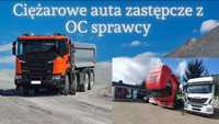 Wynajem ciężarowe zastępcze TYLKO z OC sprawcy TIR ciągnik siodłowy