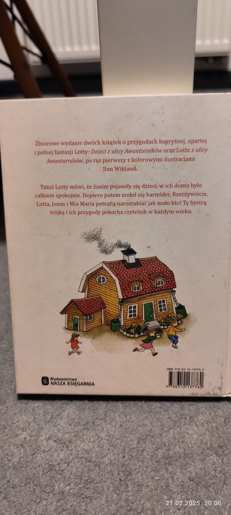 Książka Przygody Dzieci z Ulicy Awanturników