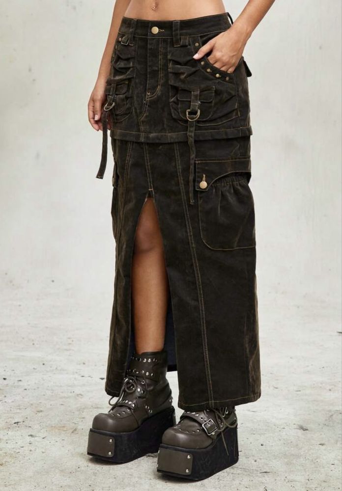Костюм карго вінтаж в стилі гранж карго dollskill jaded london y2k