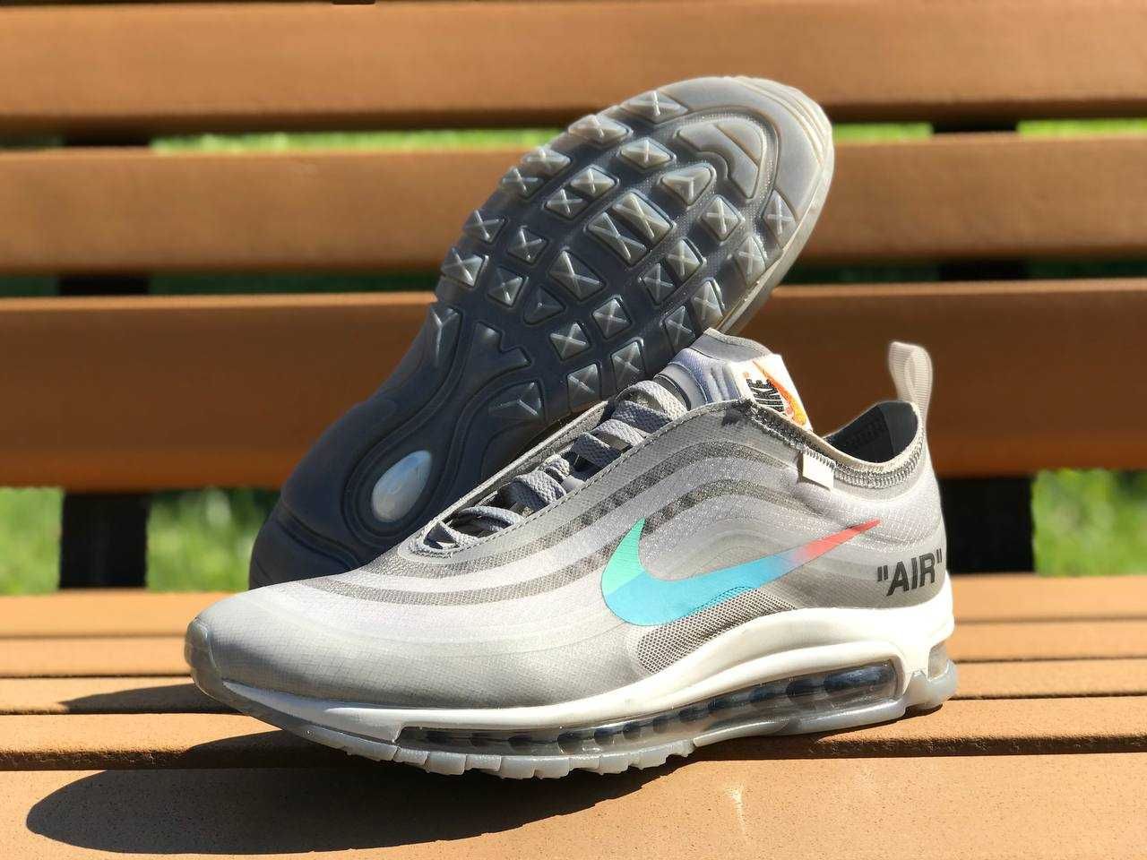 Кроссовки Nike Air Max 97 Off White Gray.