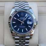 Годиник Годинник Rolex DateJust 41 / Часы Ролекс синие, черные, серые