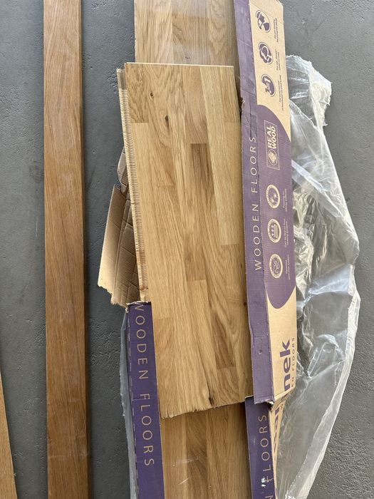 Panele i listwy resztki