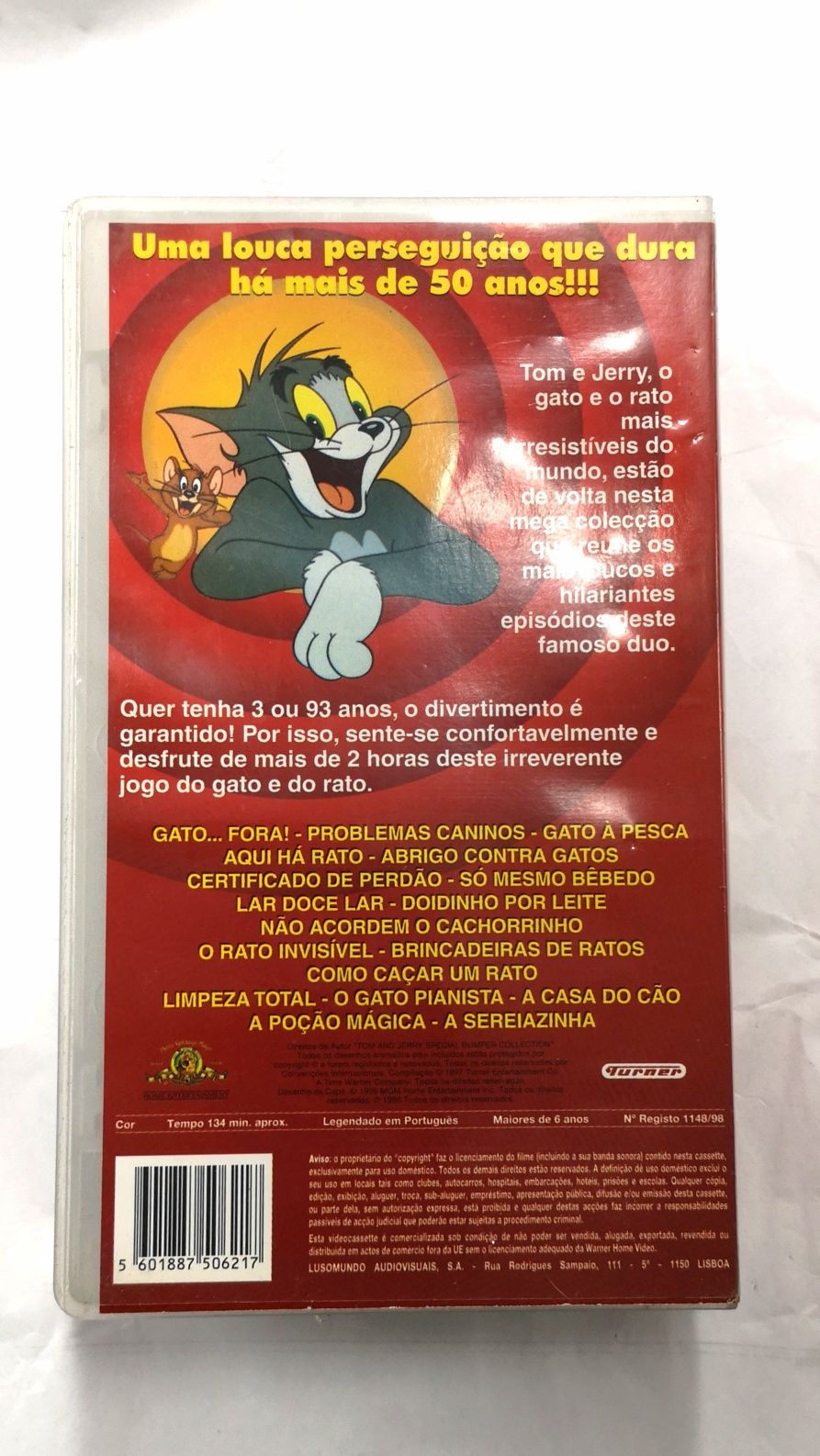 "Espetáculo Tom & Jerry" - Filme em Cassete