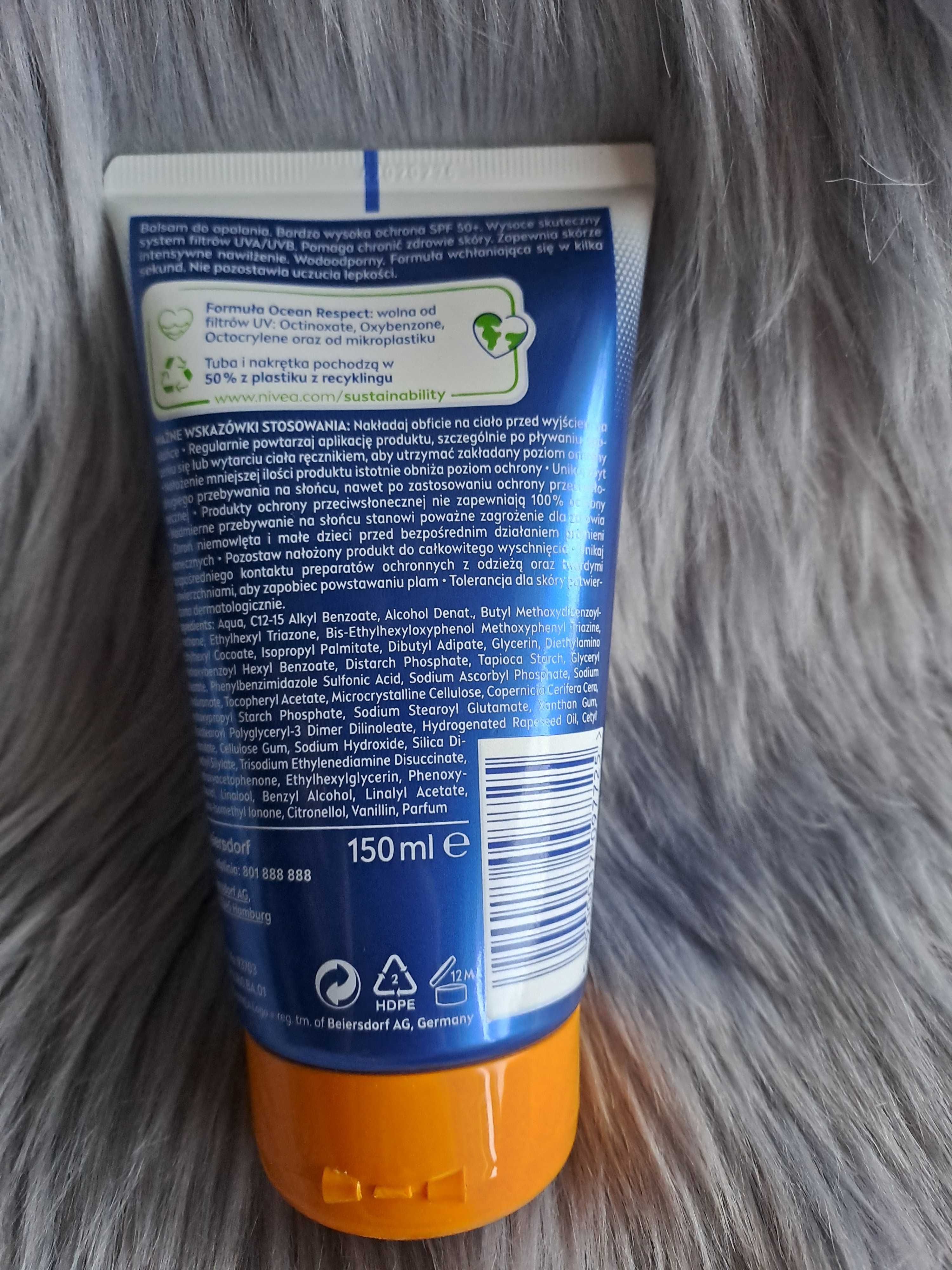 Nivea Sun Invisible Finish Nawilżający Balsam do opalania SPF50+