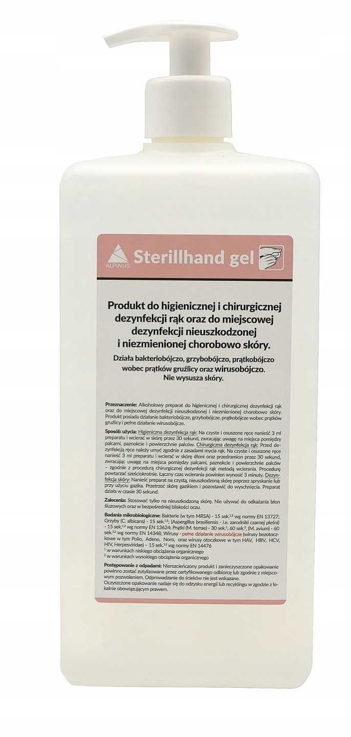 Preparat do dezynfekcji  Sterillhand 1 l żel