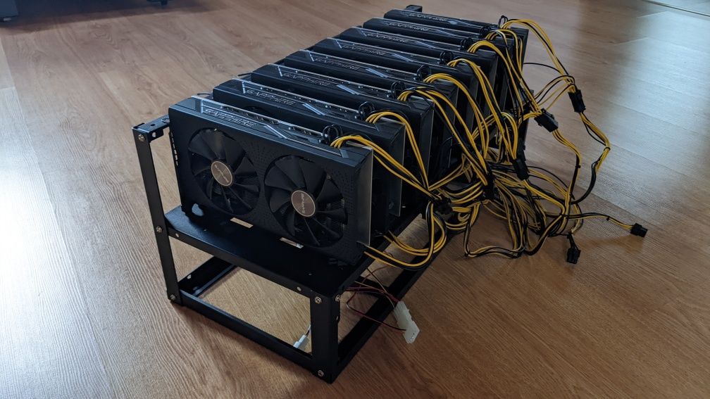 Rig 8x rx580 8gb etc/erg/rvn/kas etc