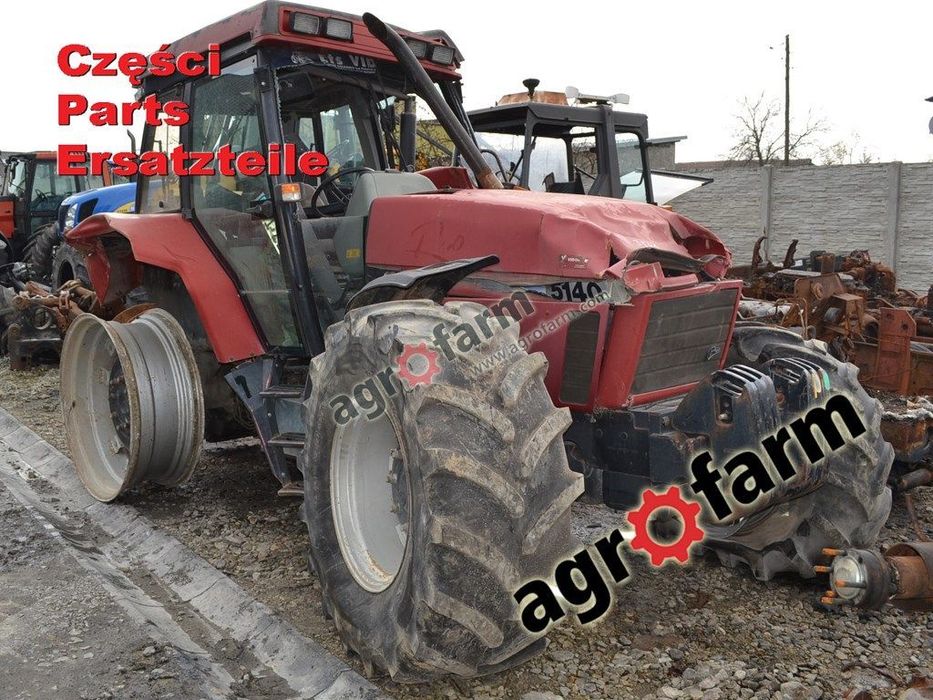 Case 5140 części, silnik, skrzynia biegów, oś