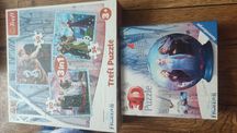 Zestaw zabawek Puzzle 3D Frozen i puzzle 3 w 1 ELSA i Anna dla dziewcz