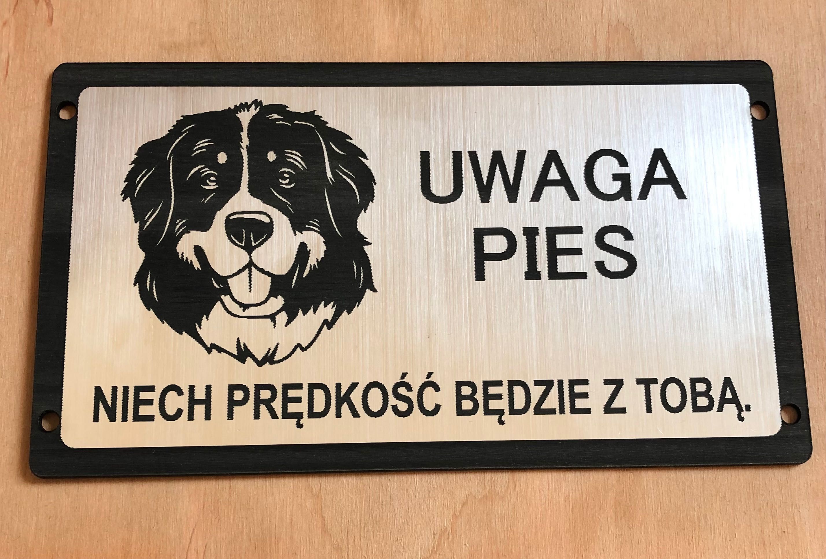 Tabliczki uwaga zły pies duży wybór