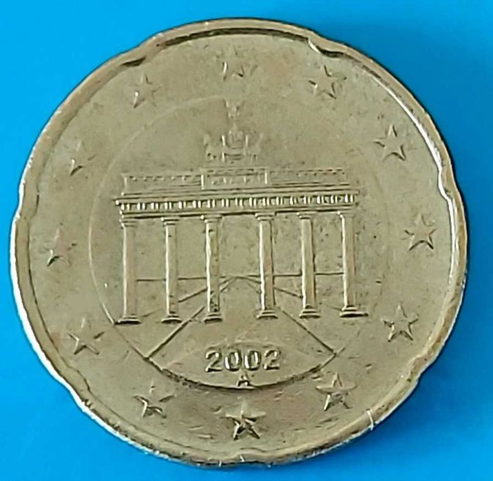 20 Cêntimos de 2002 Letra A,  da Alemanha