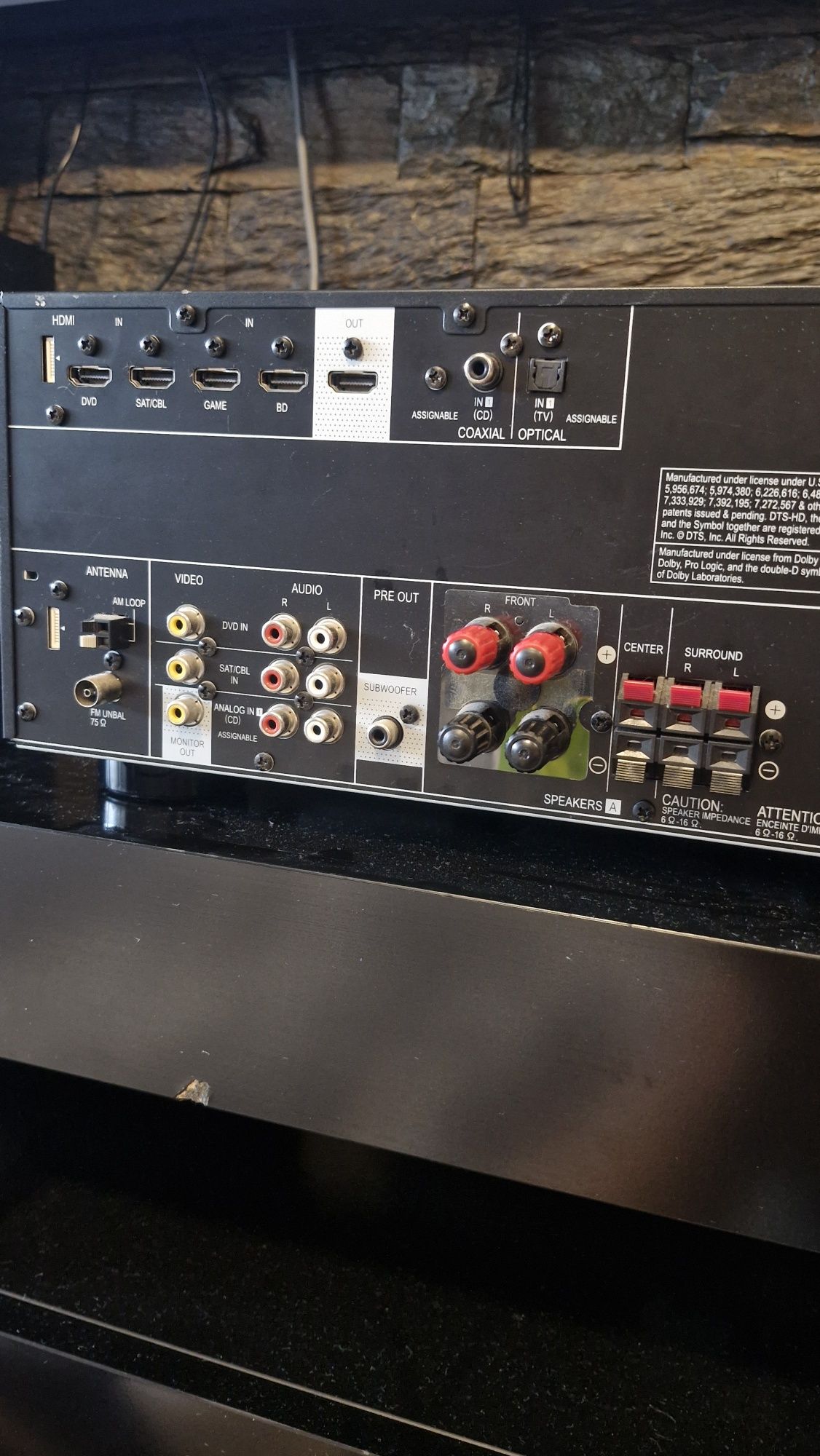 Home cinema 5.1 Pioneer HTP-72, como novo