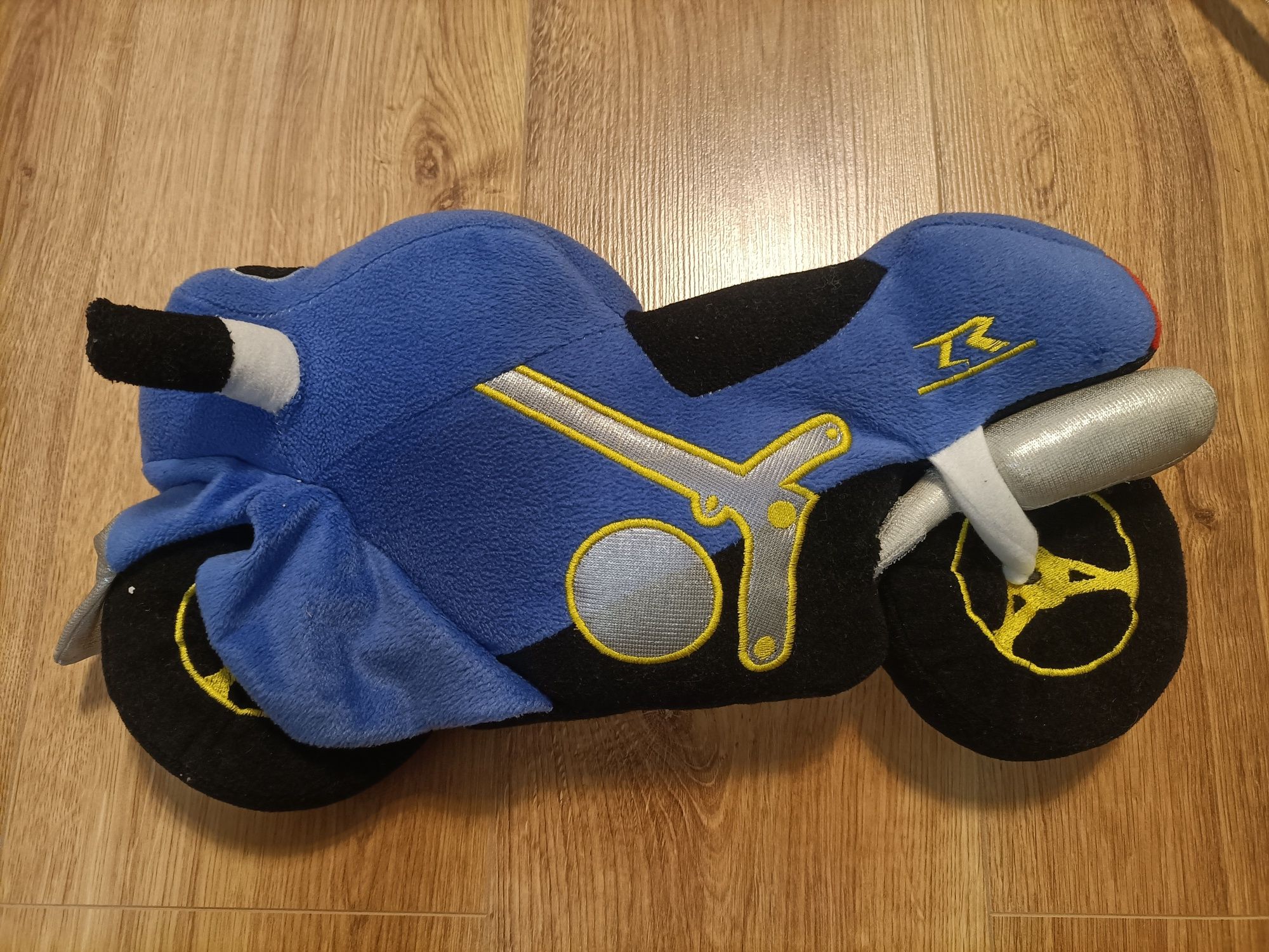 Maskotka poduszka motocykl