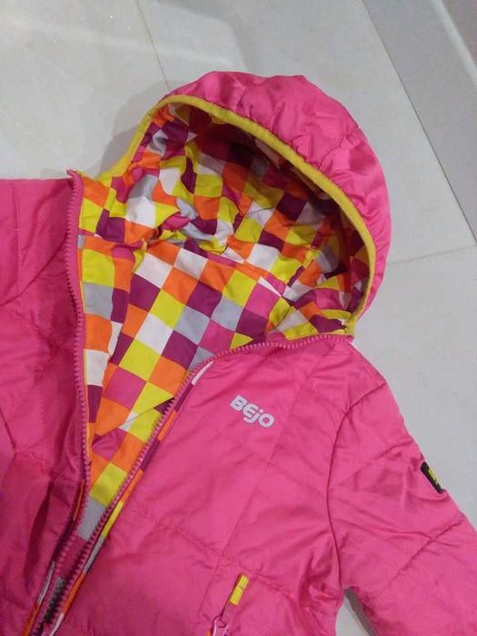 dwustronna kurteczka marki Bejo, 128, kratka