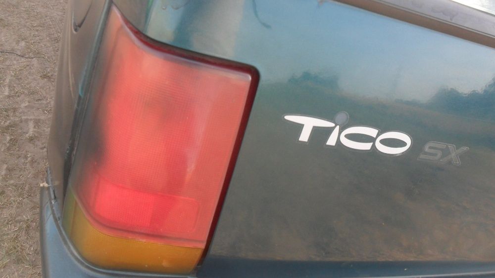 Daewoo tico,zielony metalik, przeznaczony na części,zielona butelka