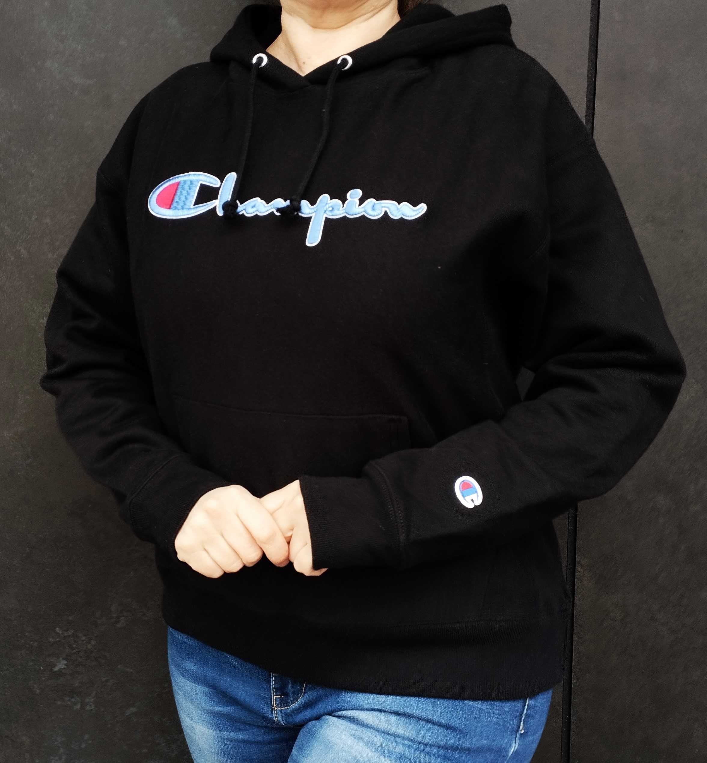 NOWA Bluza z kapturem męska Champion  Sweatshirt  ciepły rozmiar L