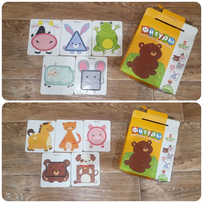 Максі пазли для найменших фігури розвиваючі ігри автобус рахунок 1-9