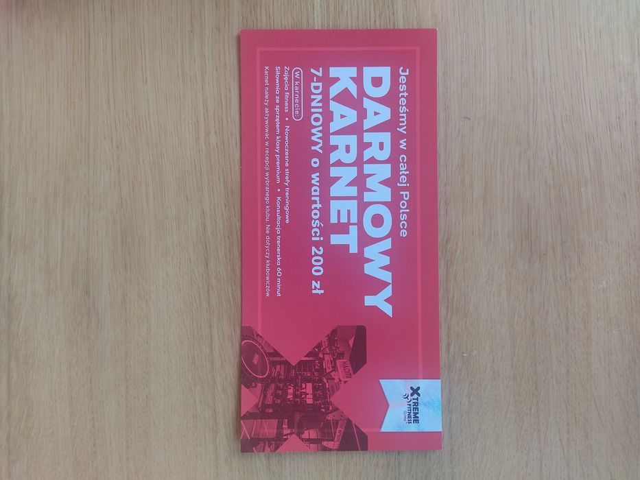 Karnet na siłownię Xtreme Fitness Gyms