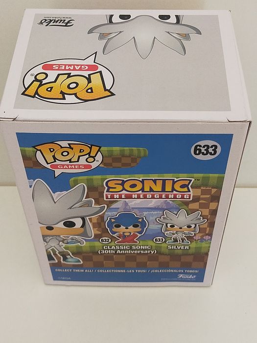 Funko Pop original Sonic 633 edição especial