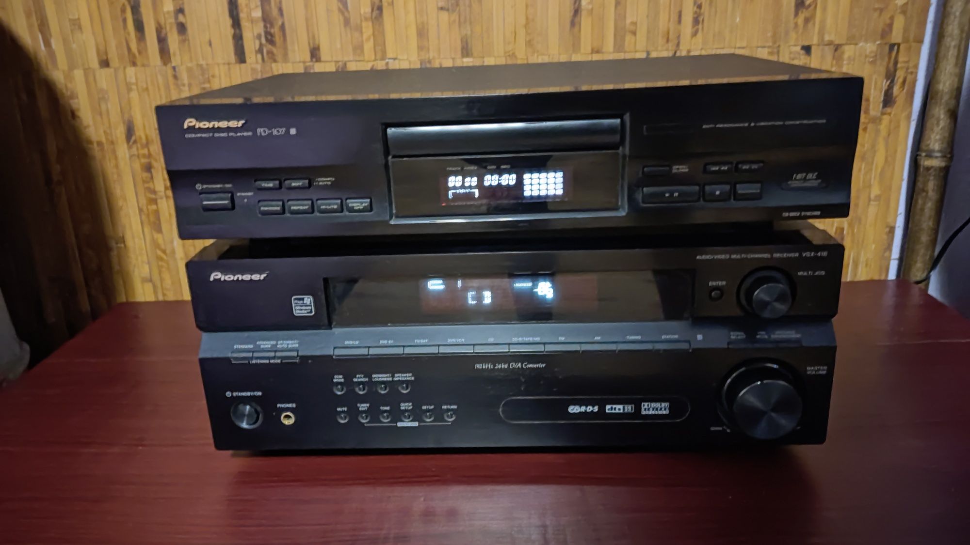 Pioneer vsx416+pd107