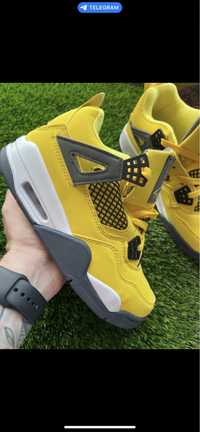 Nike Air Jordan 4 Yellow Żółte Modne