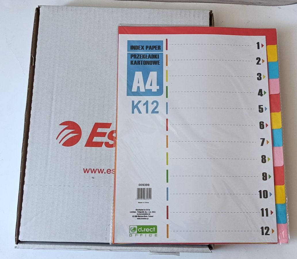 Koszulki krystaliczne Esselte 100 szt. plus przekładki kartonowe