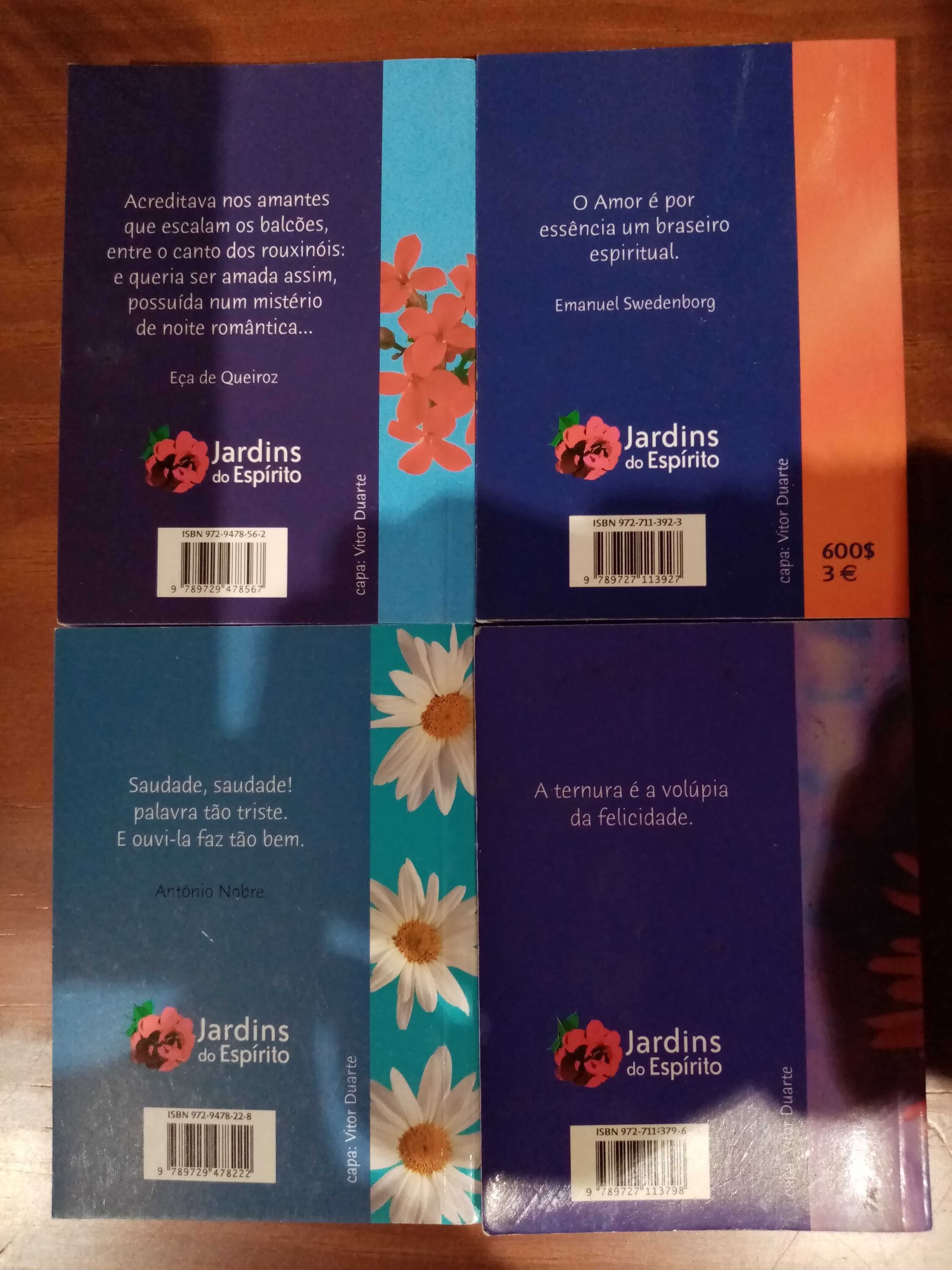 4 Livros AMAR AMOR SAUDADE TERNURA