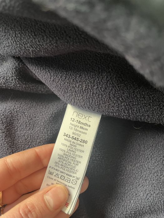 Зимній дитячій комбінезон фірми next 12-18 міс