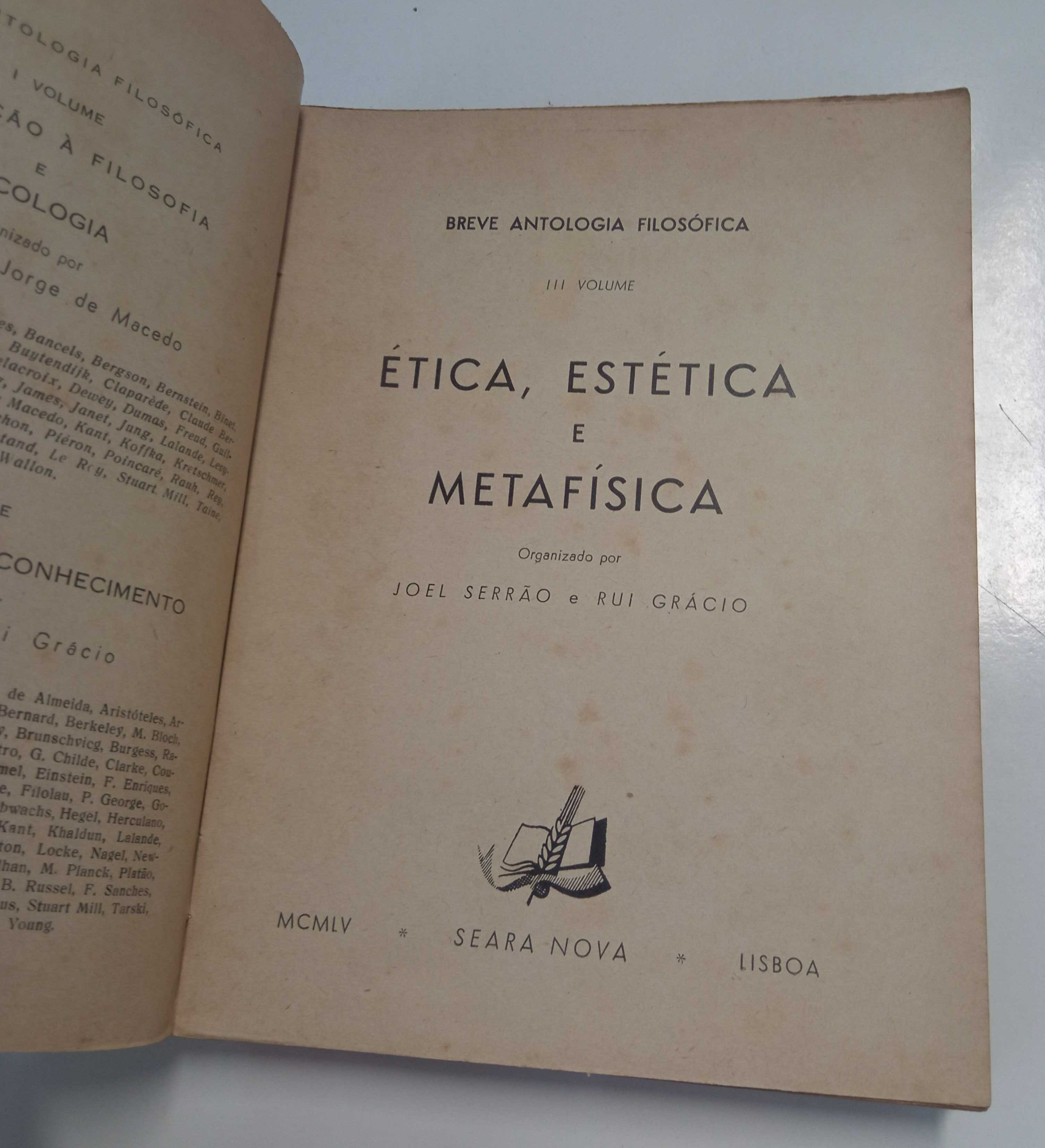 Ética, Estética e Metafísica