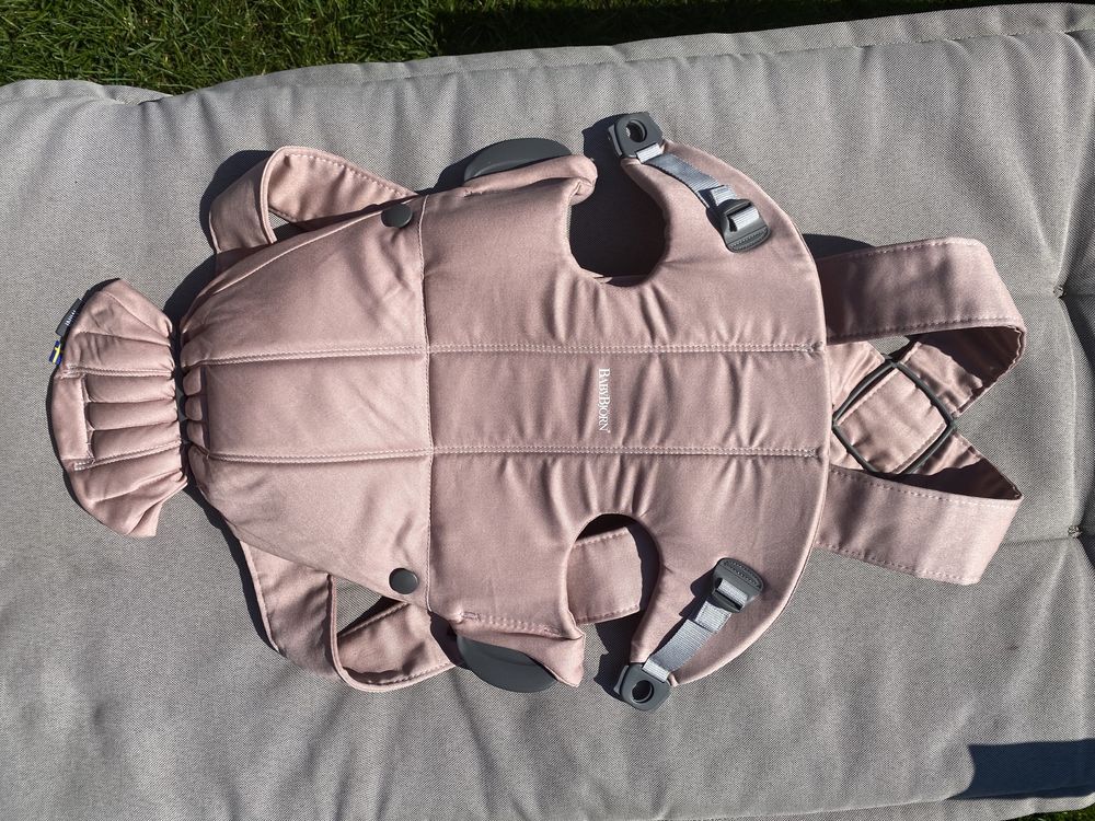 Кенгуру-переноска BabyBjorn Mini Cotton Dusty pink