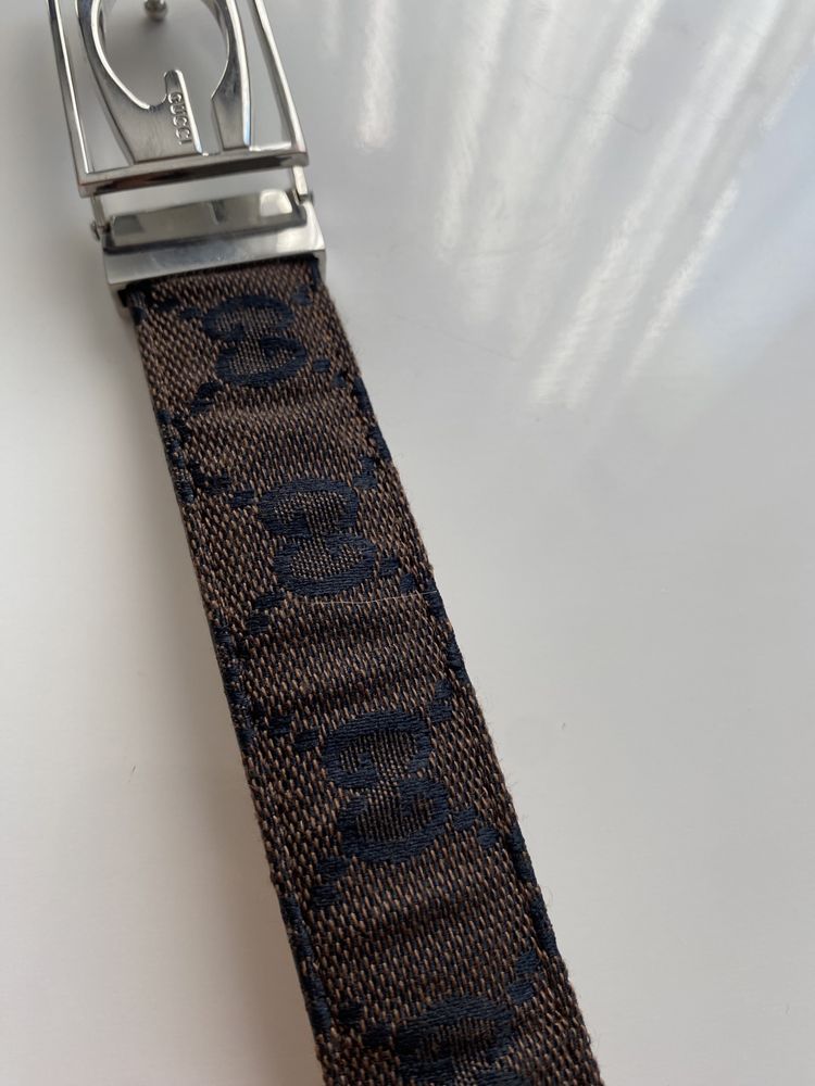 Pasek gucci monogram vintage