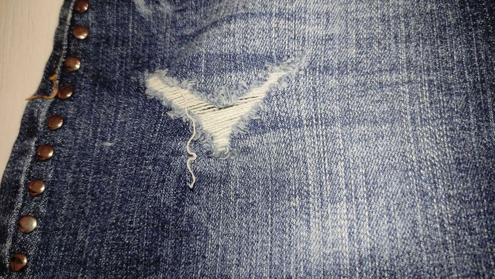 Krótka spódniczka mini jeans